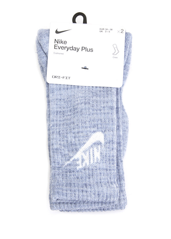 

Жаккардовые женские носки everyday plus синего цвета с логотипом Nike