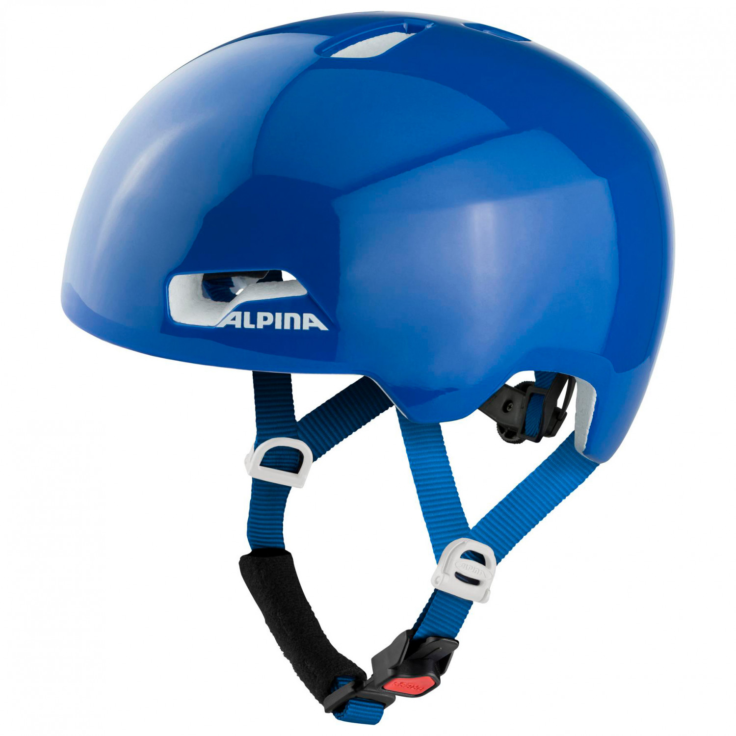 цена Велосипедный шлем Alpina Kid's Hackney, цвет Blue Gloss