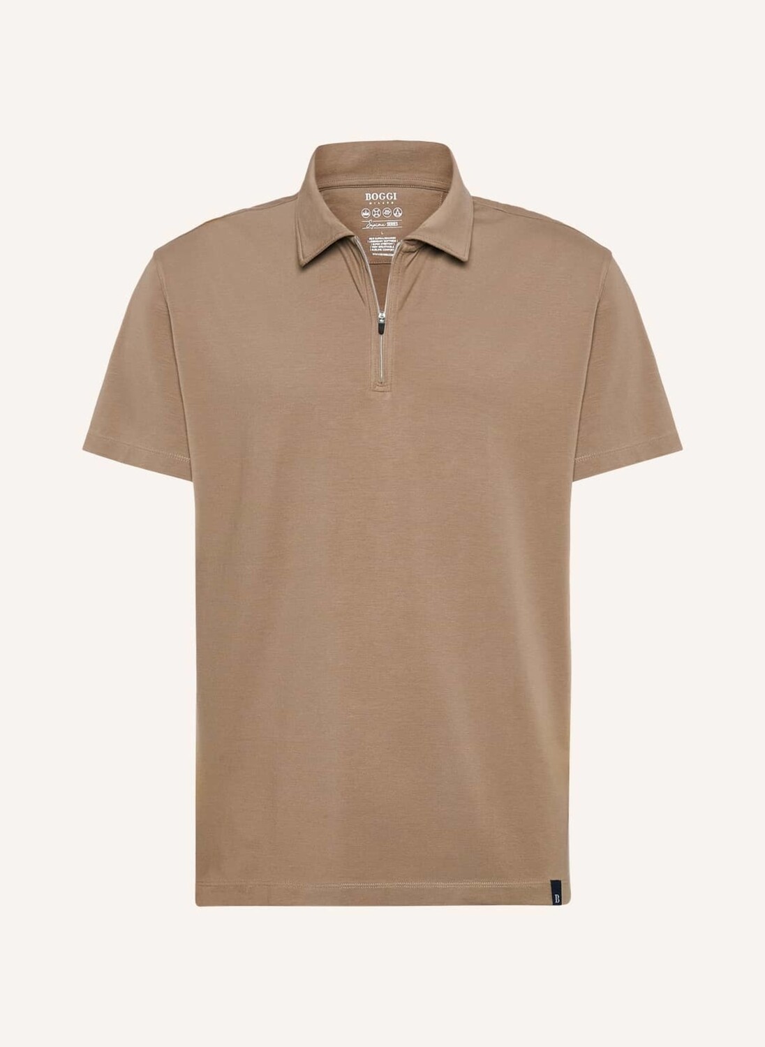 

Рубашка поло BOGGI MILANO Jersey Regular Fit, серый