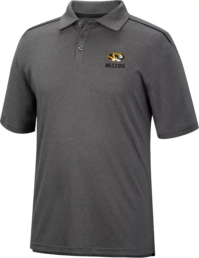 

Colosseum Мужская серая футболка-поло Missouri Tigers