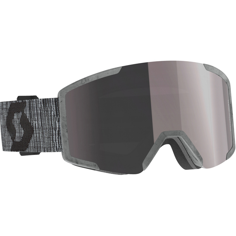 солнцезащитные очки scott shield ls с регулируемой носовой накладкой желтый серый Лыжные очки Shield Recycled Scott, серый