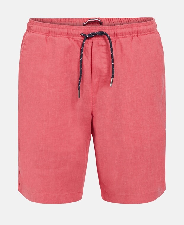 

Льняные шорты Tommy Hilfiger, фуксия