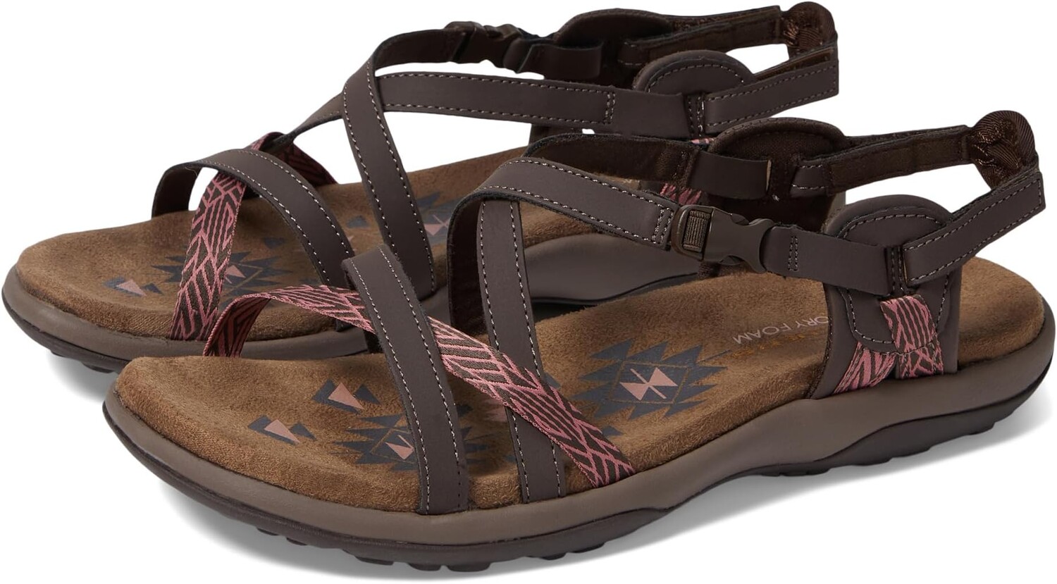 

Сандалии SKECHERS Reggae Slim - Staycation, цвет Chocolate
