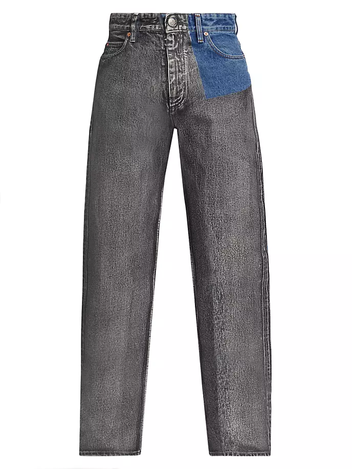 

Джинсы из джинсовой ткани Mm6 Maison Margiela, серый