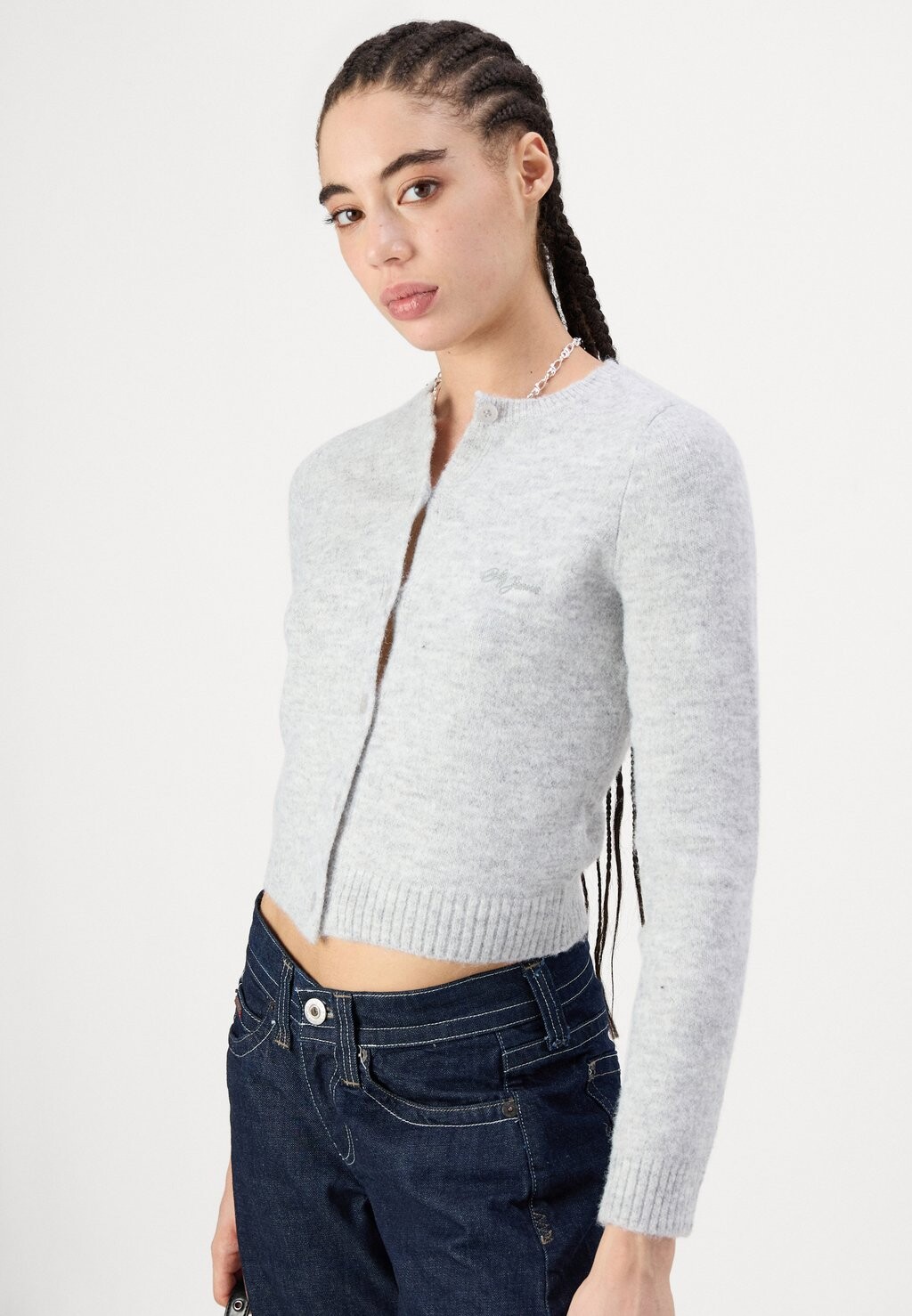 

Кардиган COSY CREW CARDI BDG Urban Outfitters, серый