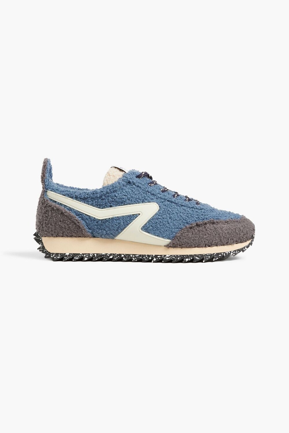 

Кроссовки Retro Runner из искусственной овчины в стиле колор-блок RAG & BONE, синий