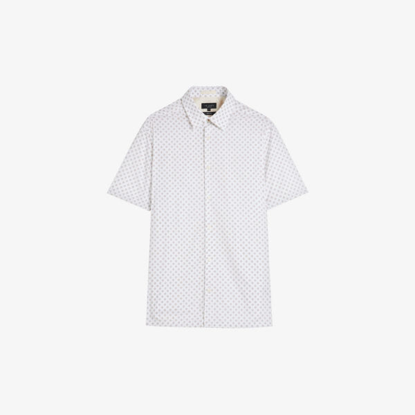 

Рубашка прямого кроя Forter с геометричным принтом Ted Baker, белый