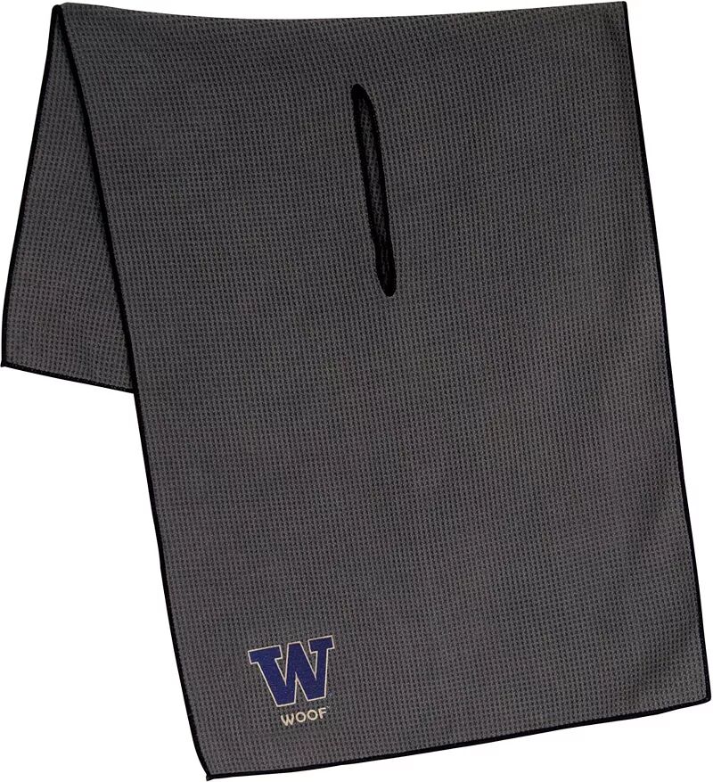 Полотенце для гольфа из микрофибры Team Effort Washington Huskies 19 x 41 дюйм
