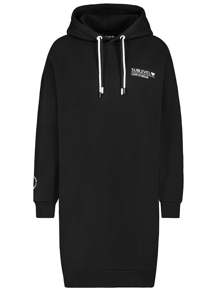 

Длинное платье Sublevel Sweat, черный