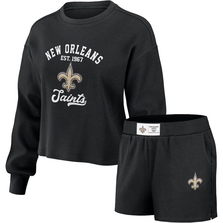 

Пижамный комплект WEAR by Erin Andrews New Orleans Saints, черный