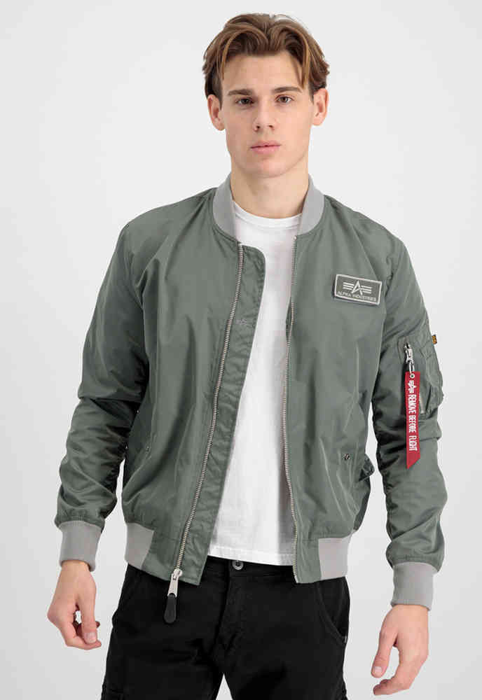 Куртка MA-1 ТТС Alpha Industries, зеленый цена и фото