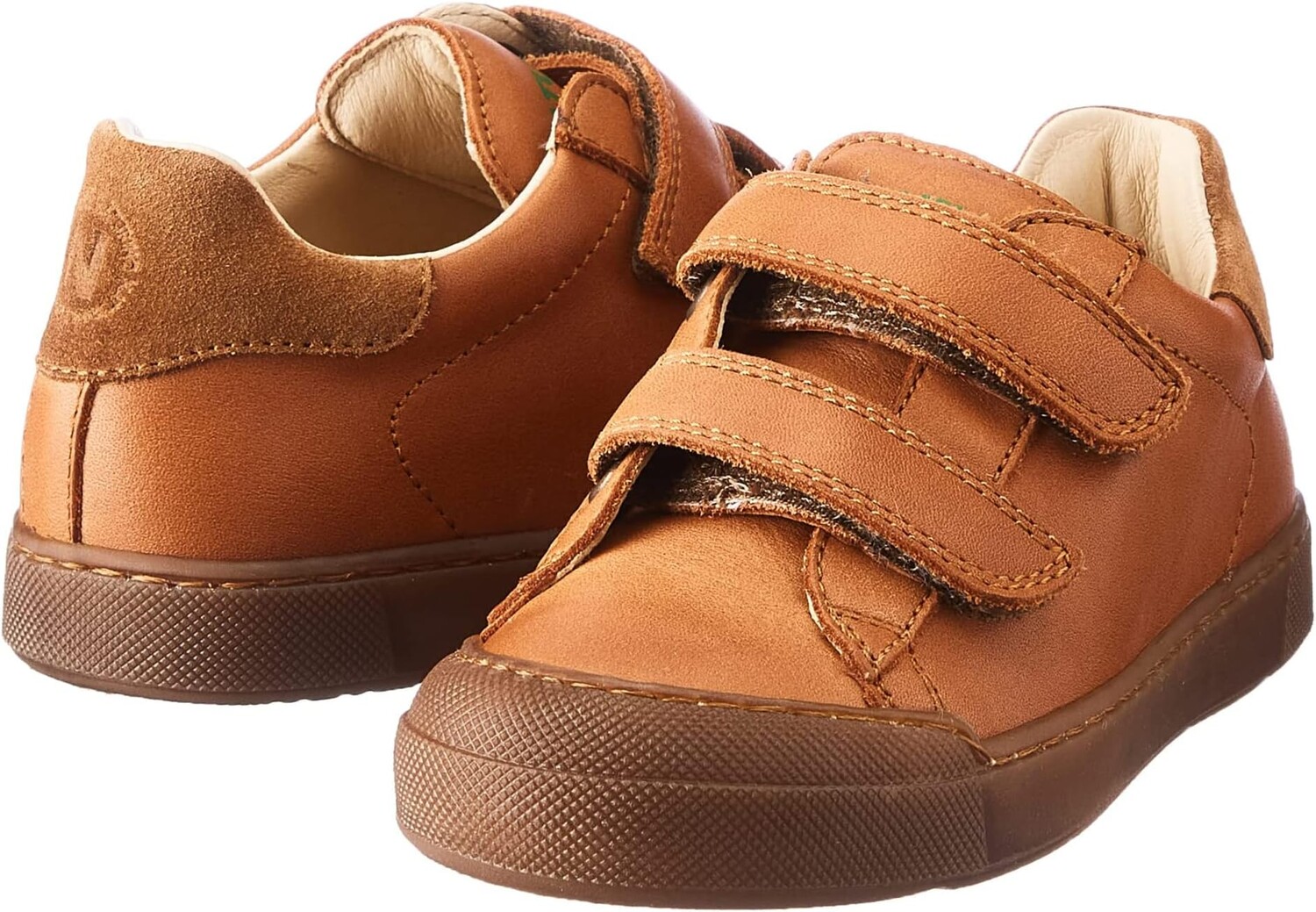 

Кроссовки Eindhoven VL AW22 Naturino, цвет Cognac/Green