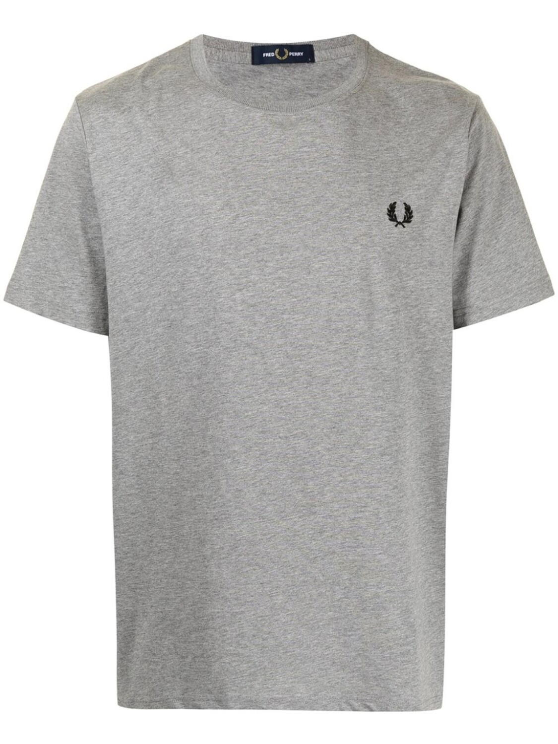 

Футболка с короткими рукавами и вышитым логотипом Fred Perry, серый