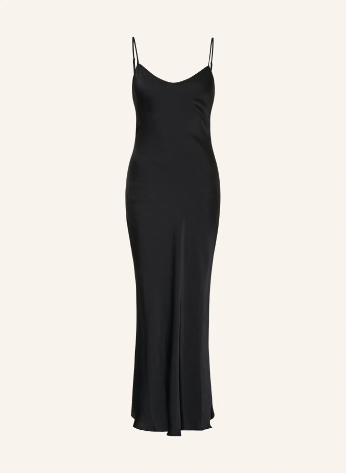 

Bryony атласное платье Allsaints, черный