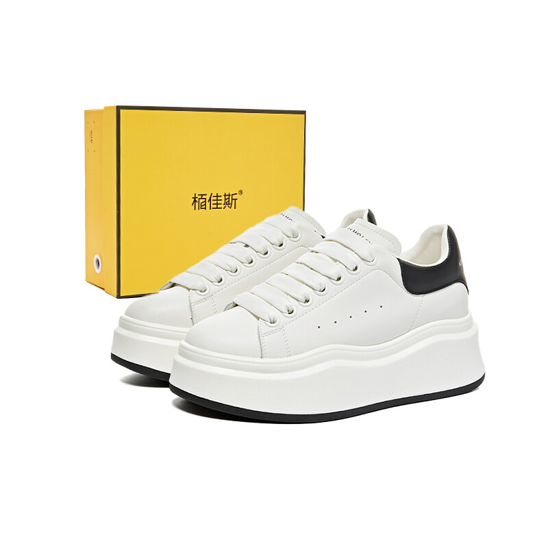 

Кроссовки Baijiasi Skateboarding Shoes Women's Low-top, белый/черный