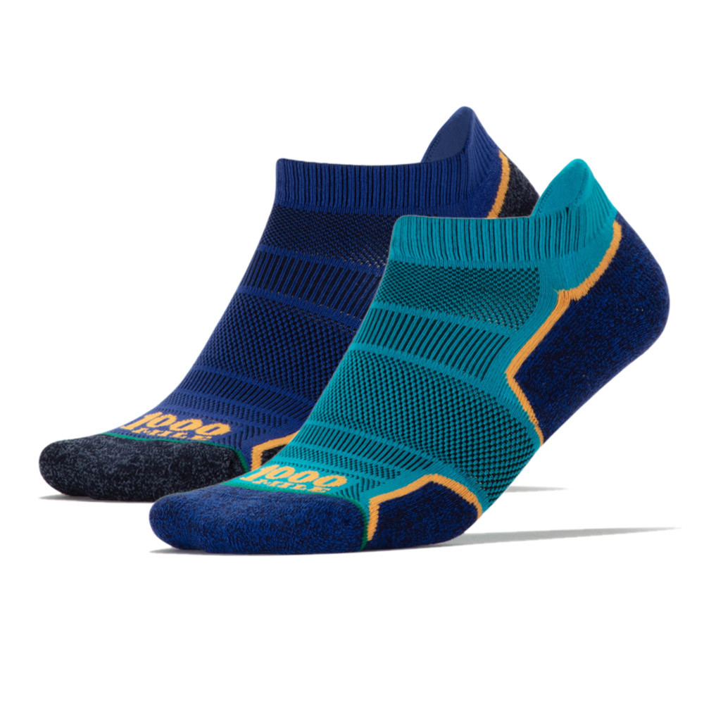 Носки 1000 Mile Run Socklet Running Socks (двойной комплект), синий