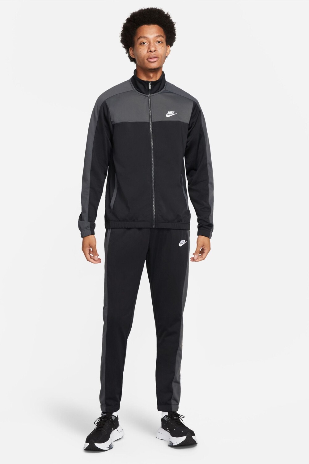 

Спортивный костюм из политрикотажа Nike, черный