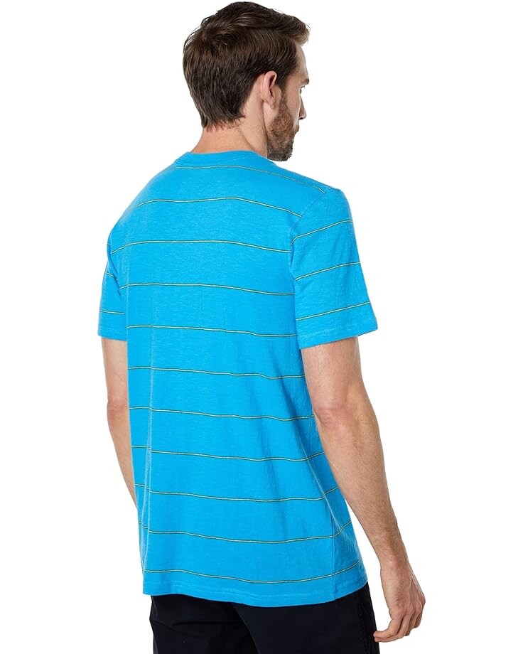 

Футболка Volcom Rouston Short Sleeve Crew Tee, цвет Maliblue