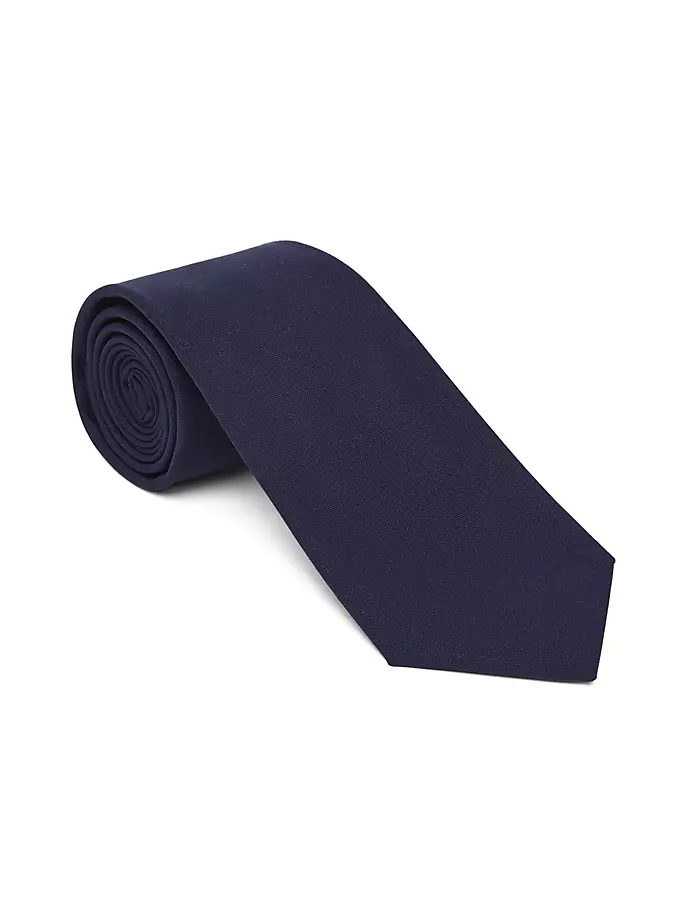 

Галстук из натуральной шерсти Brunello Cucinelli, цвет cobalt
