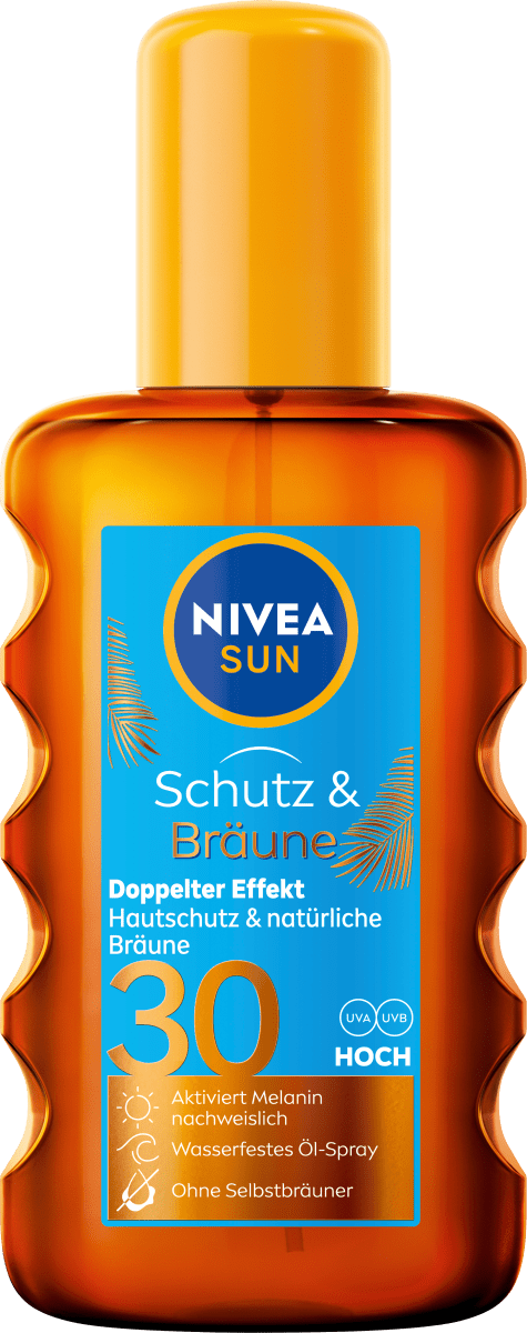 Защита от солнцезащитного масла и усилитель Загар SPF 30 200 0мл NIVEA