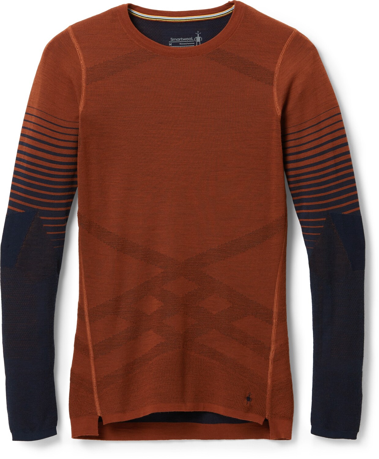 

Базовый слой Intraknit Thermal Merino с узором Crew - женский Smartwool, коричневый