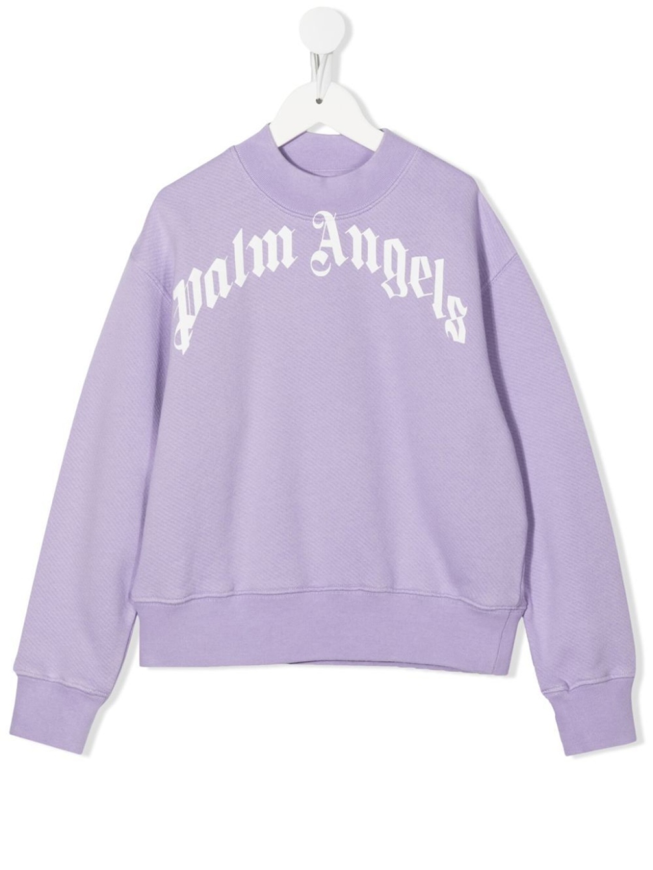 

Palm Angels Kids толстовка с логотипом, фиолетовый