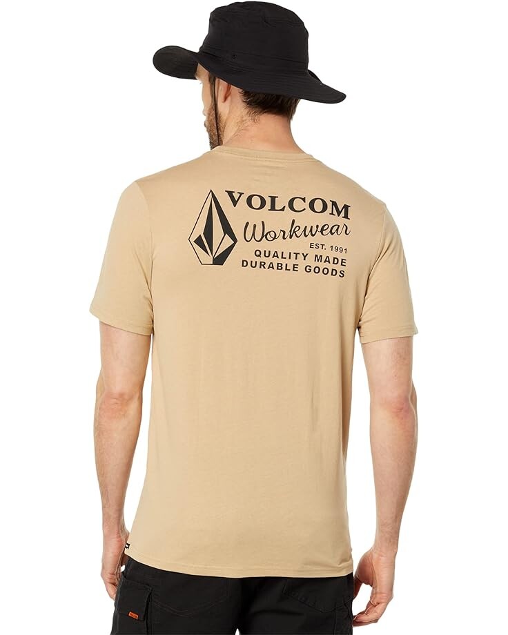 

Футболка Volcom Workwear Short Sleeve Tee, цвет Gravel