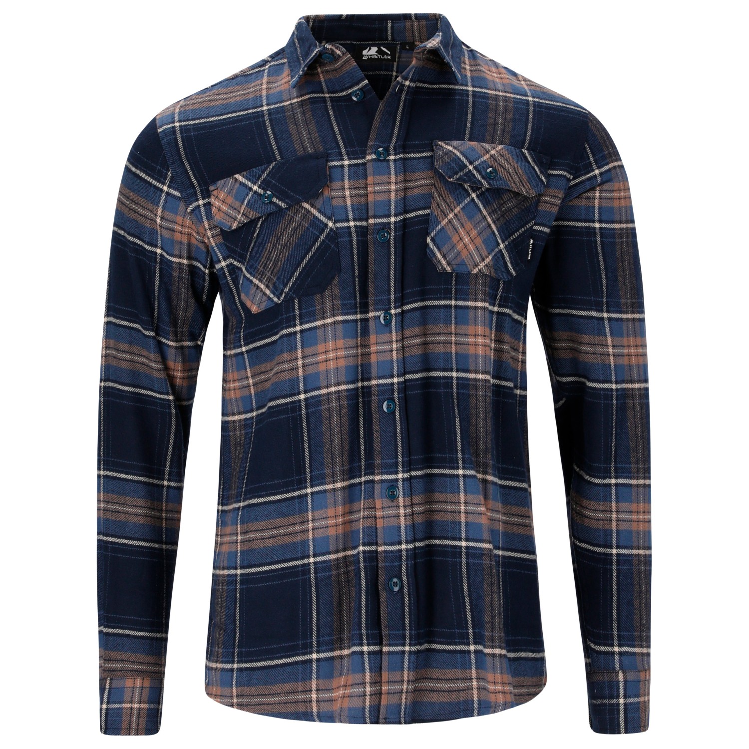 цена Рубашка Whistler Jamba Flannel Shirt, цвет Dark Denim