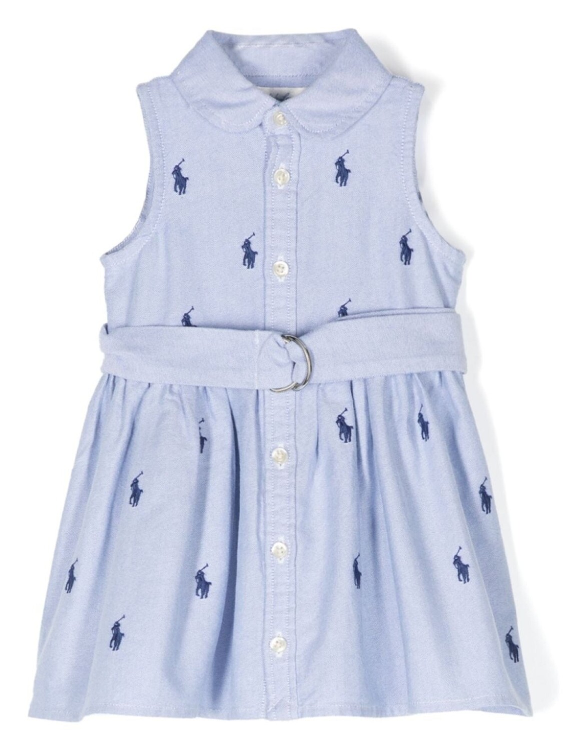 

Платье мини с вышивкой Polo Pony Ralph Lauren Kids, синий
