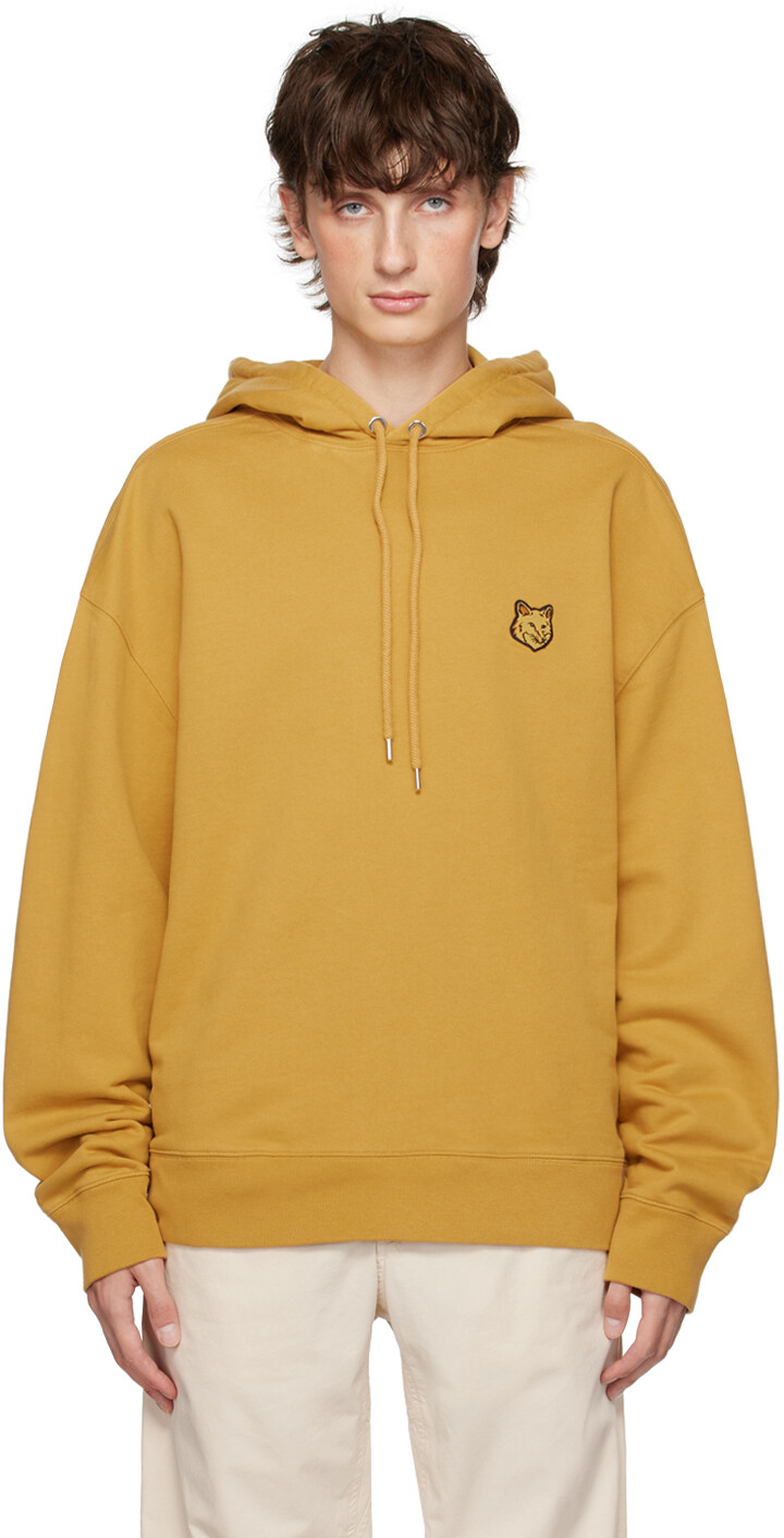 

Желтая худи с головой лисы Maison Kitsune, Желтый