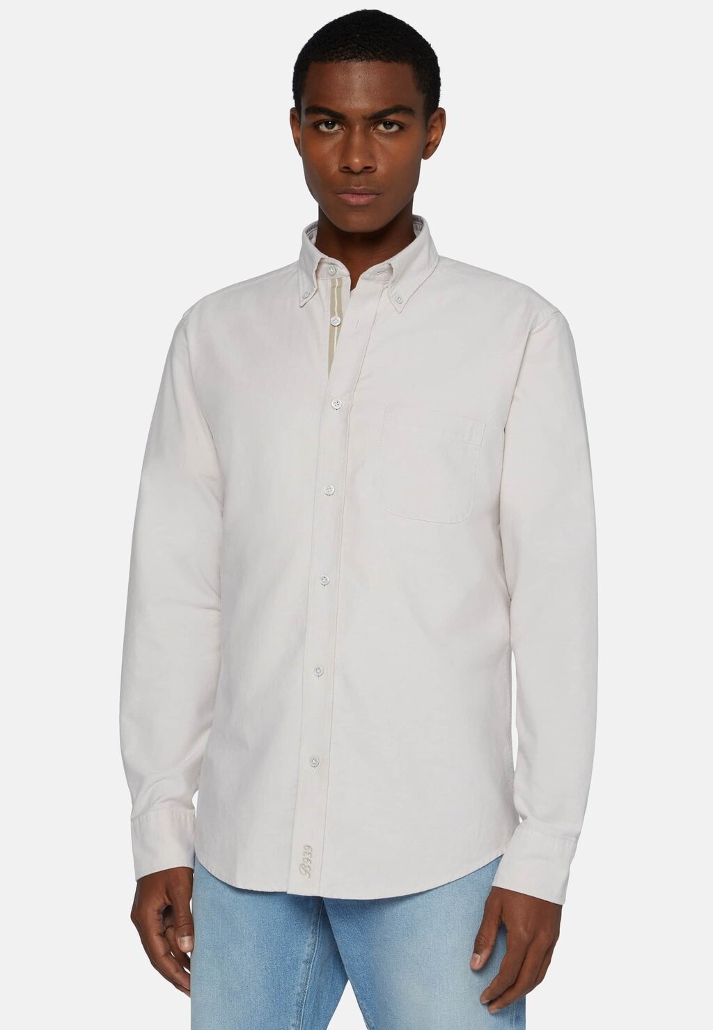 

Рубашка Regular Fit Oxford Boggi Milano, цвет sand