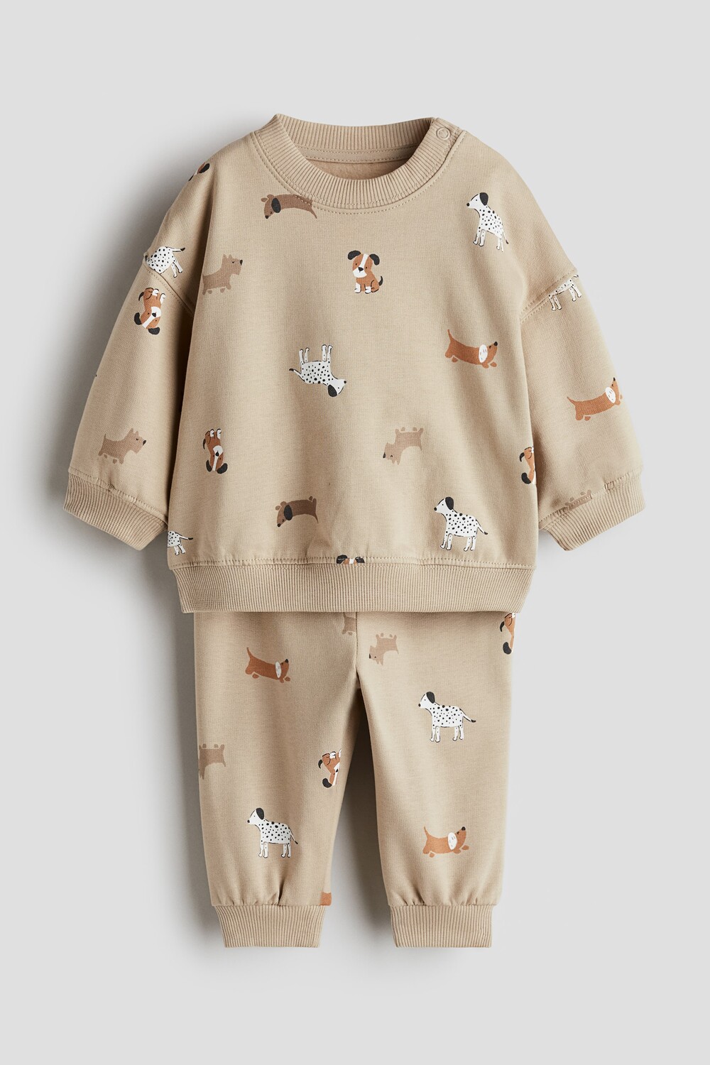 

Комплект из двух толстовок H&M, бежевый