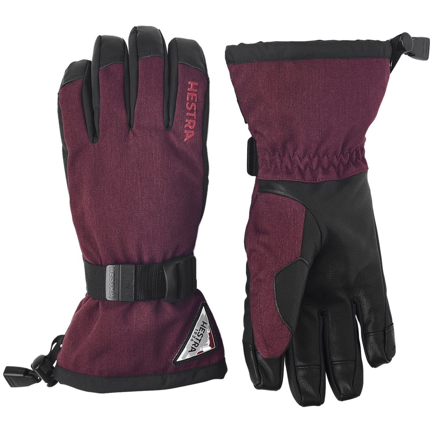 

Перчатки Hestra Powder Gauntlet 5 Finger, цвет Bordeaux