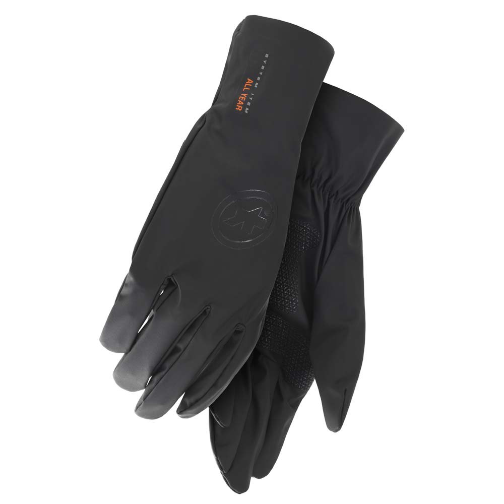Длинные перчатки Assos RSR Thermo Rain Shell, черный