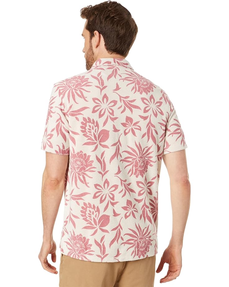 Рубашка Faherty Cabana Towel Terry Shirt, цвет Shell Rose Blossom
