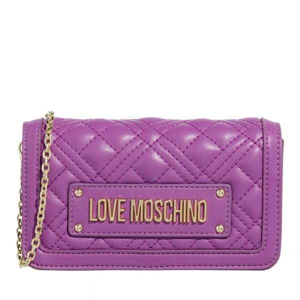 

Кошелек slg quilted Love Moschino, фиолетовый