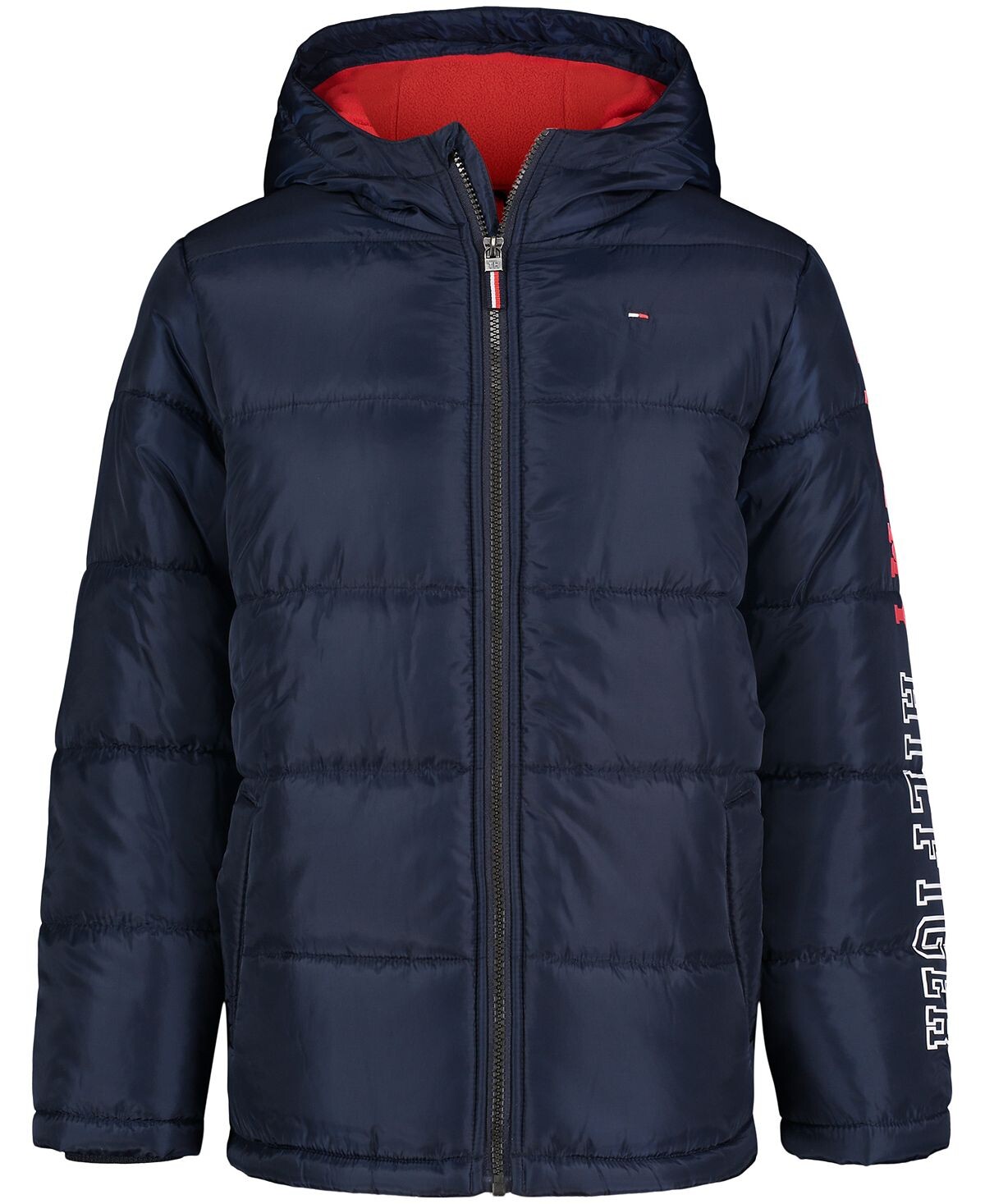 

Пуховик Little Boys с логотипом на подоле Tommy Hilfiger
