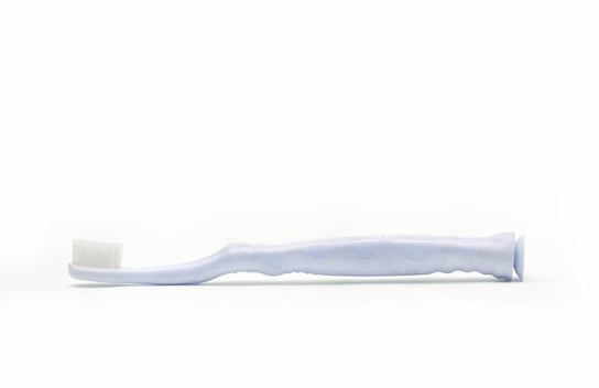 Антибактериальная зубная щетка, серебристо-синий Nano-b Kids