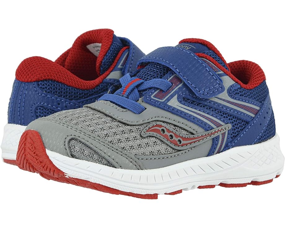 Кроссовки Saucony S-Cohesion 13 Jr, цвет Blue/Grey/Red Leather/Mesh the poby пояс mesh red s red