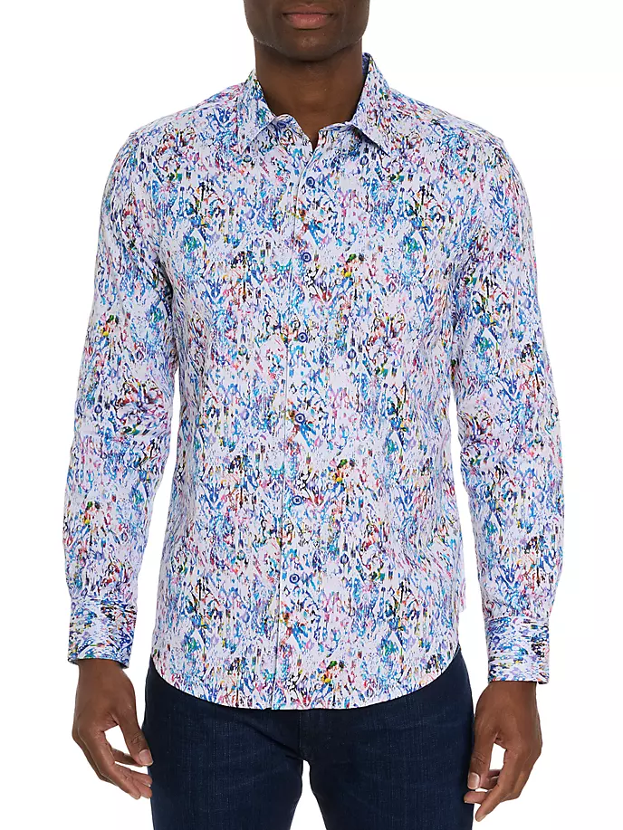 

Рубашка Bitra Damask на пуговицах спереди Robert Graham, мультиколор