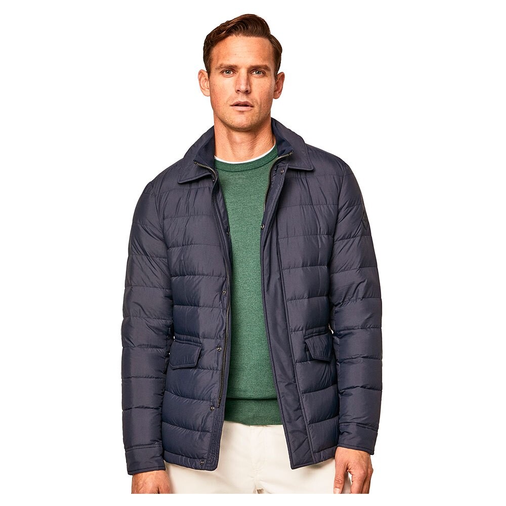 

Куртка Hackett Lightweight Down, синий