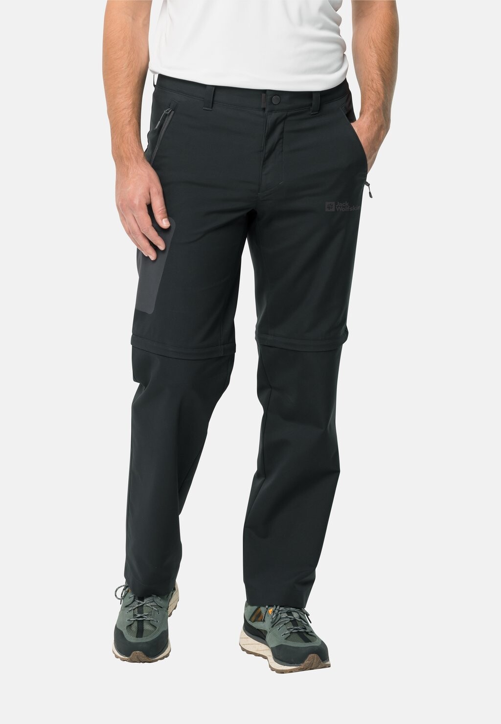 

Брюки для улицы Active Track Zip Off M Jack Wolfskin, цвет phantom