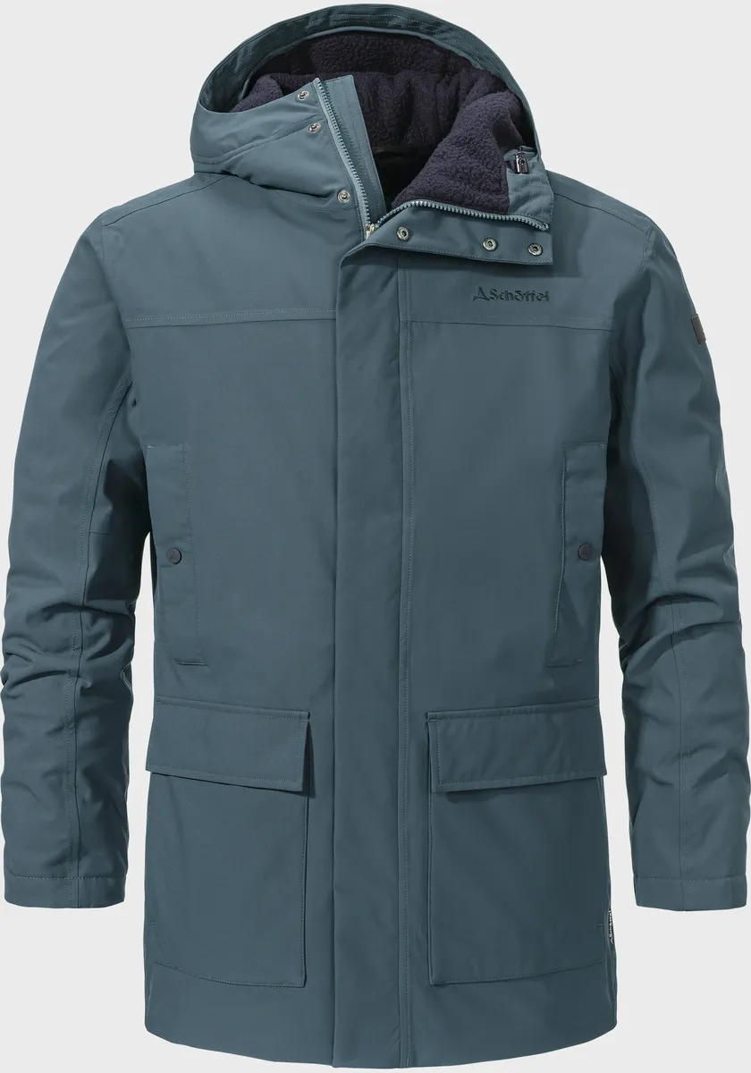

Schöffel Parka "Ins. Парка Rotterdam M", с капюшоном, синий