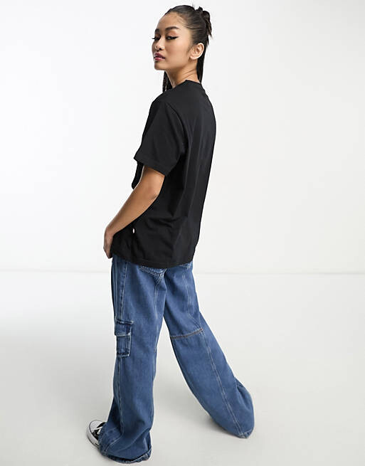 

Черная футболка с маленьким логотипом Dickies Mapleton