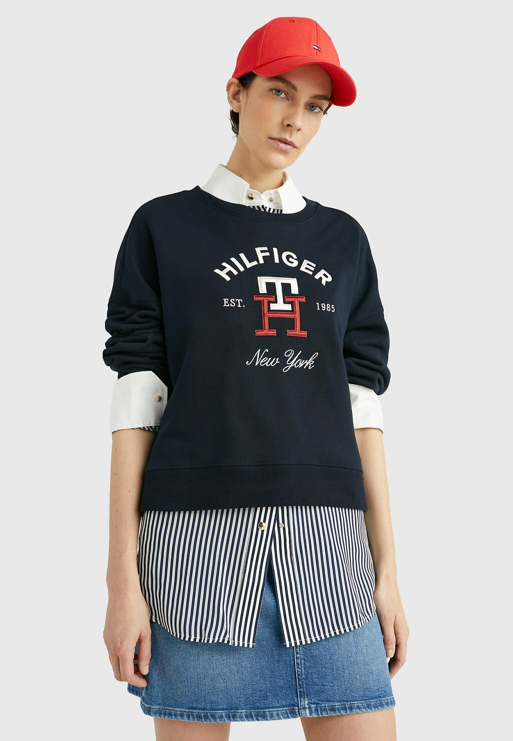 

Толстовка с капюшоном Tommy Hilfiger, мультиколор