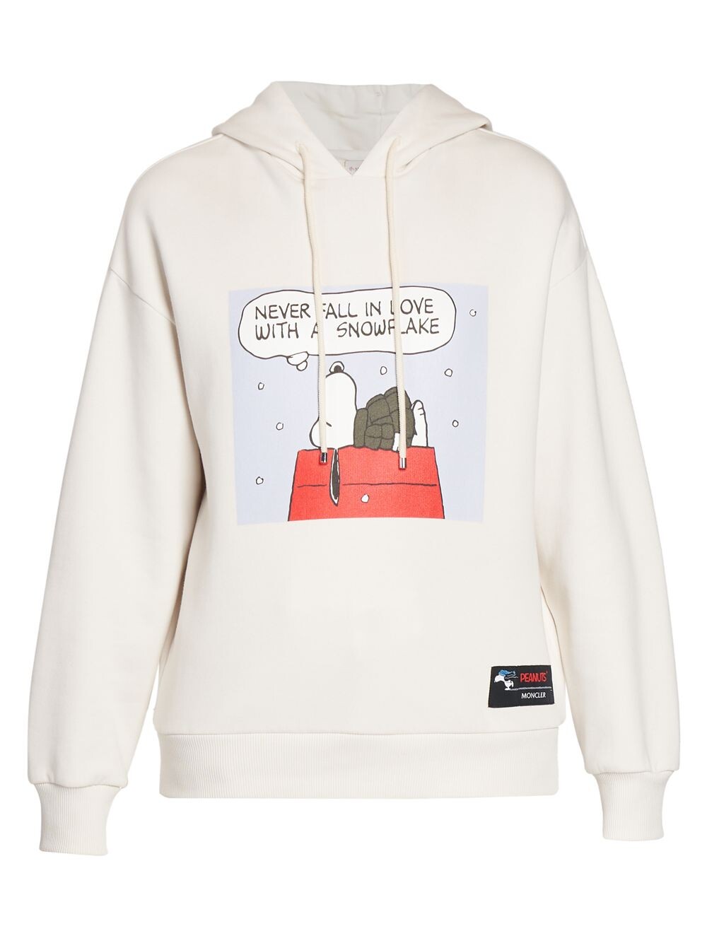 

Худи Peanuts x Moncler Snoopy Moncler, белый