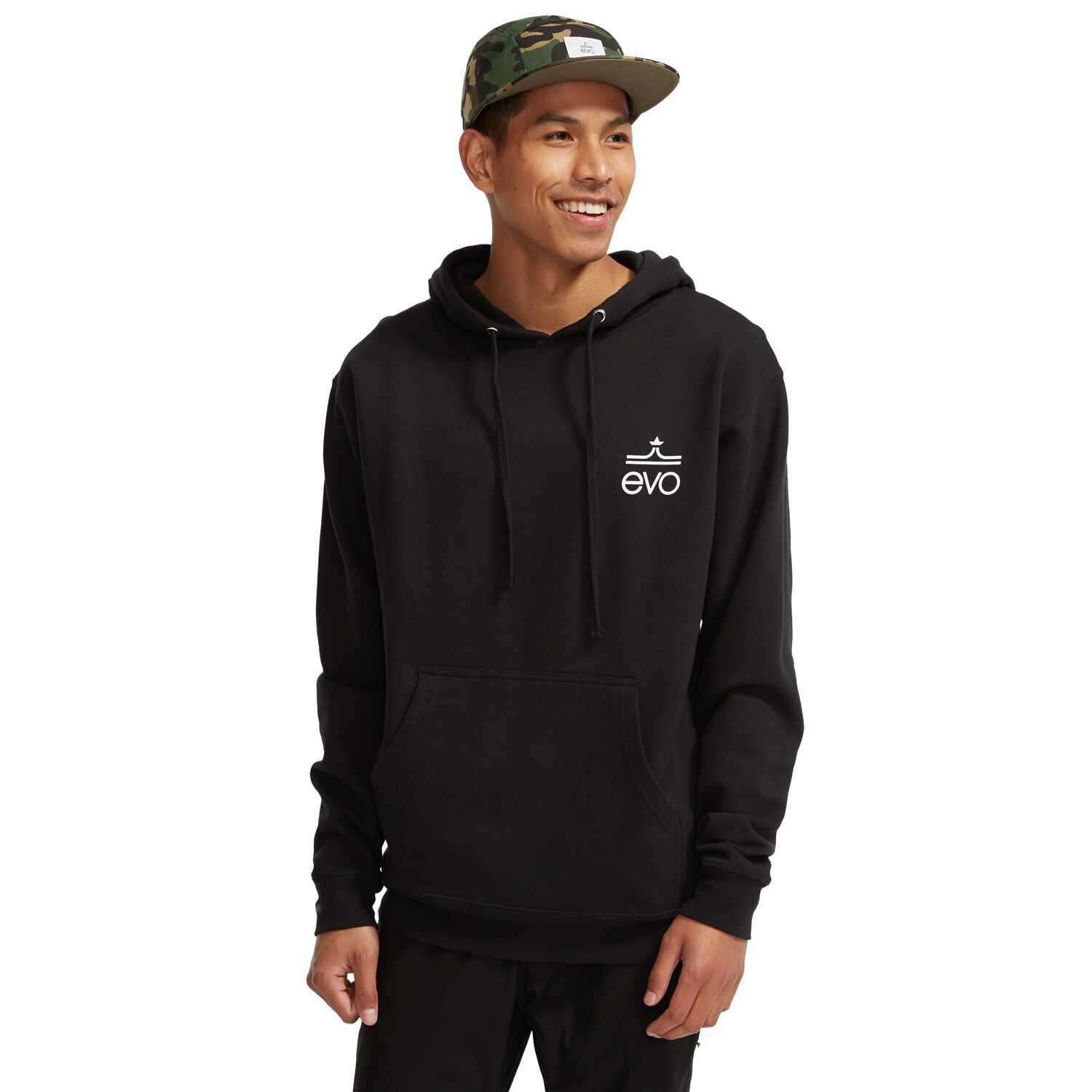 

Худи evo Square Logo Pullover, черный