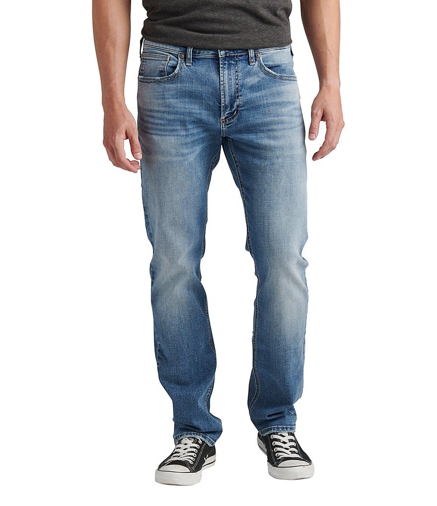 цена Silver Jeans Co. Современные классические джинсы Konrad, синий