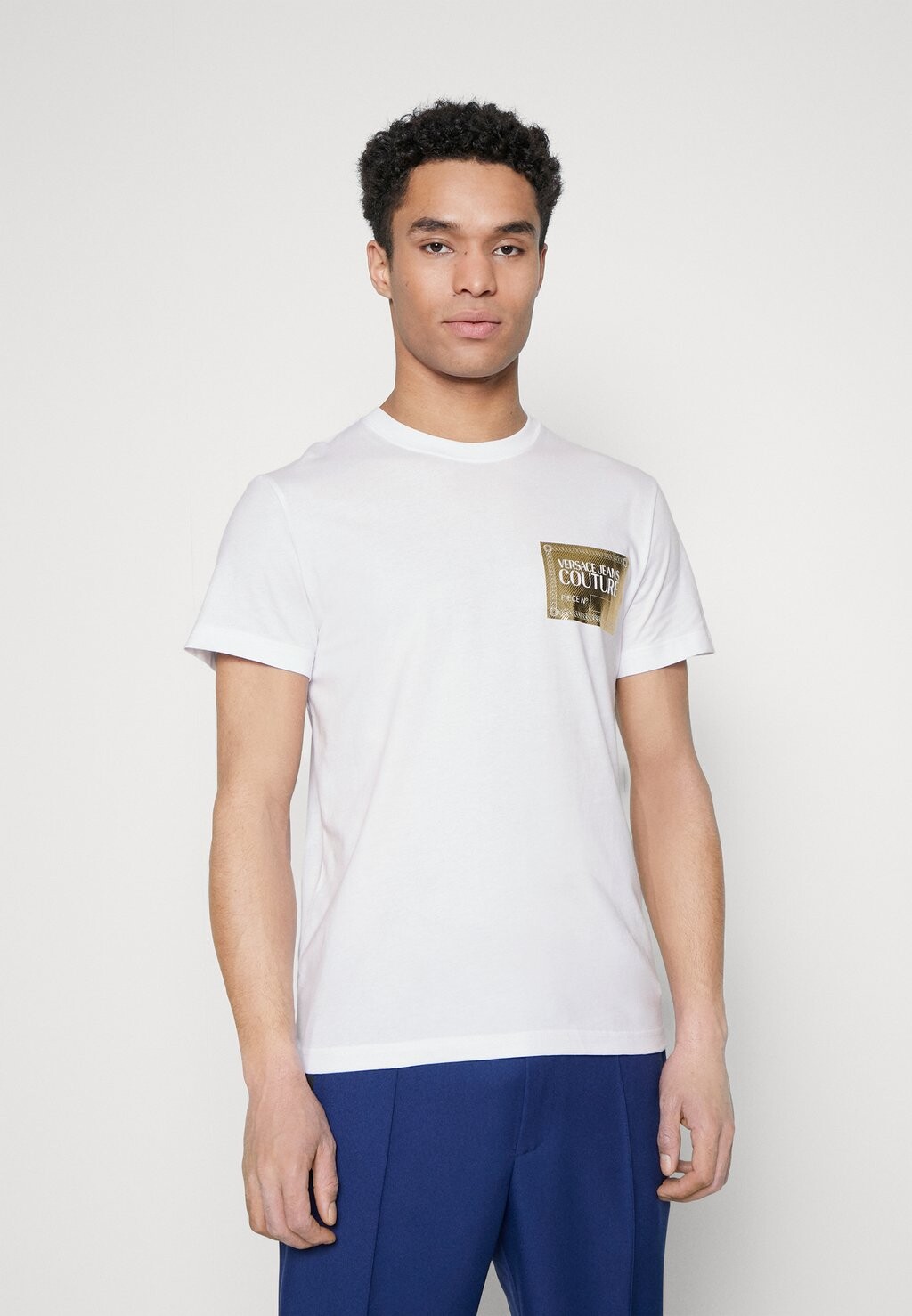 

Футболка с принтом Versace Jeans Couture, белый