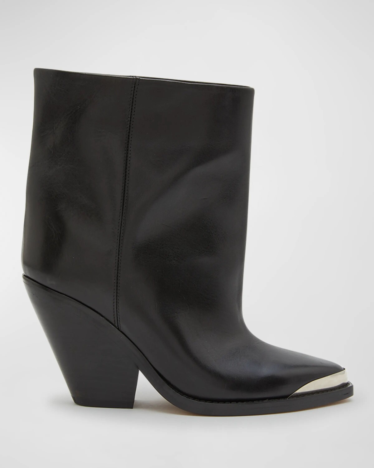 

Кожаные ботильоны Ladel с металлическим носком Isabel Marant, цвет Black